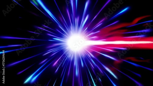 Fast-Firing Laser Beam Animation