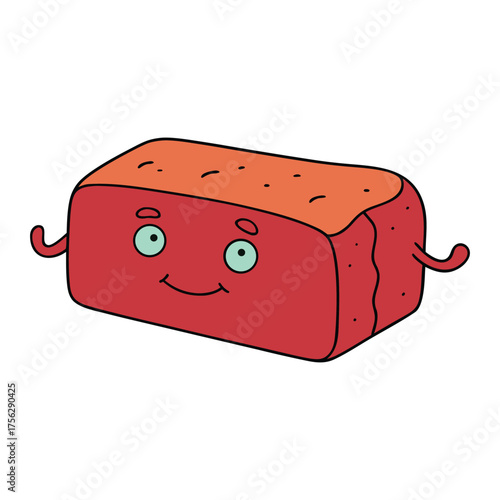 A savory classic made from ground meat mixed with breadcrumbs, eggs, and spices, baked to perfection and often topped with tangy ketchup or rich gravy.
