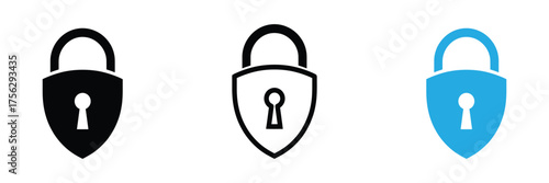 Instantly convey trust and security with these versatile lock icons, perfect for safeguarding digital assets and ensuring data privacy.
