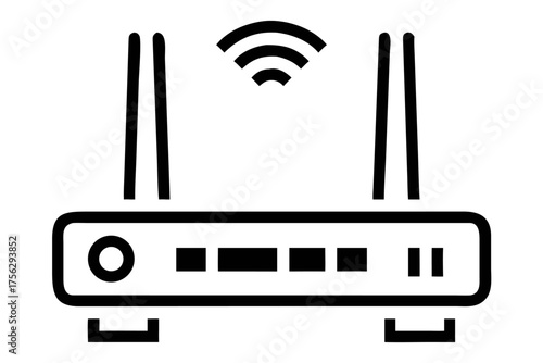 Wireless router, used for internet connection