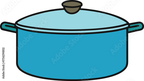 Saucepan vector isolated on transparent background