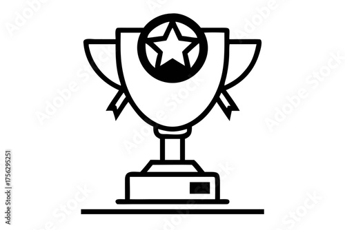 Trophy icon, a symbol of winning and achievement