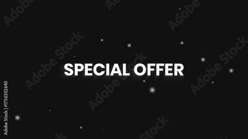 Special Offer Clean Elegant Text Reveal Animation 4K – Discount and Promotion Reveal Video