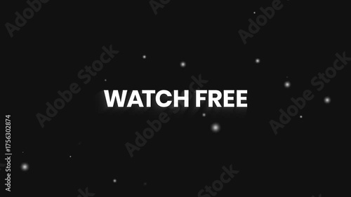 Watch Free Clean Elegant Text Reveal Animation 4K – Streaming and Entertainment Promo Video