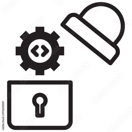 Password Outline Icon