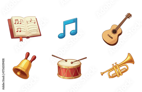 Music essentials icons for creative design and branding