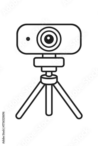 High-definition USB Webcam with Portable Mini Tripod Stand for Professional Video Conferencing, Live Streaming, Vlogging, Online Meetings, and Remote Work Setups