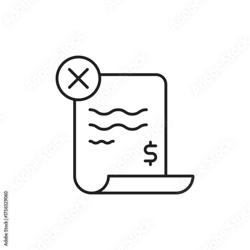 Unpaid Icon, Pending Invoice SaaS Dashboard.
