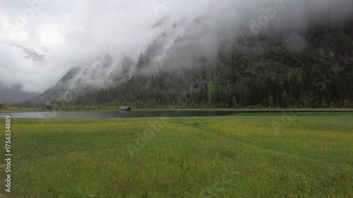 Stappitzer See - Regen und tiefhängende Wolken im Seebachtal