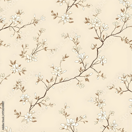 Floral gift wrapping paper 5