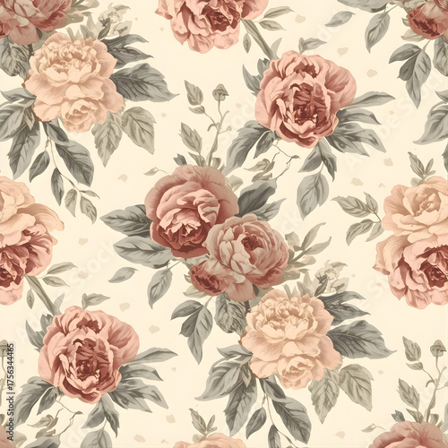 Floral gift wrapping paper 9