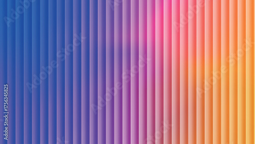 Colorful vertical lines background with smooth gradient from blue to yellow tones glass gradient
