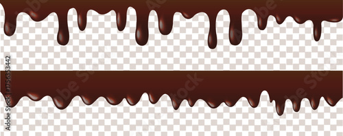 Dark Chokolate Isolared Transparent Background