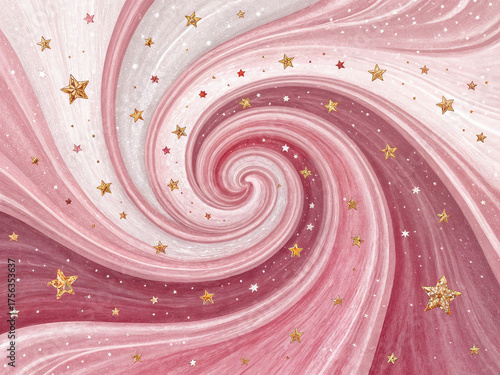 abstract pink background with stars