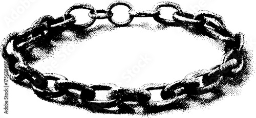 Intricate black and white high contrast necklace design for artistic projects