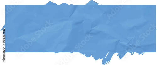 Light blue crumpled paper texture abstract background with rough edges perfect for adding a unique touch to graphic design projects