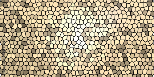 Raw brown buckwheat groats macro texture with an abstract dry grain pattern