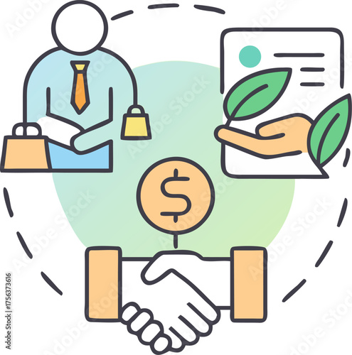 Ethical business concept