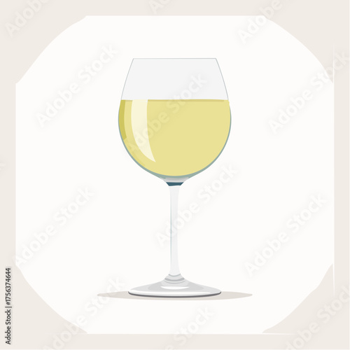 Ein Glas Weißwein