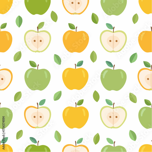 Hintergrund bunte Äpfel