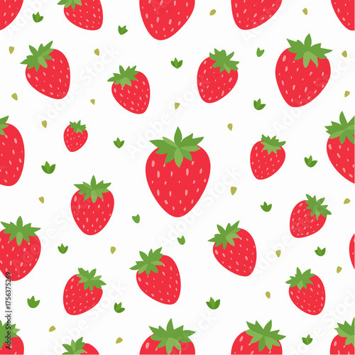 Hintergrund Erdbeeren