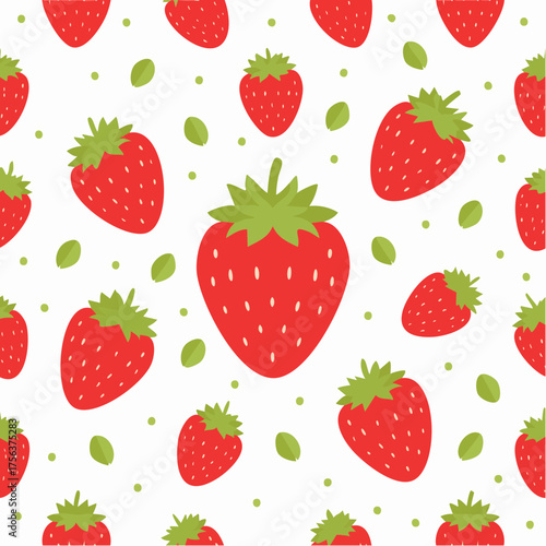 Hintergrund Erdbeeren