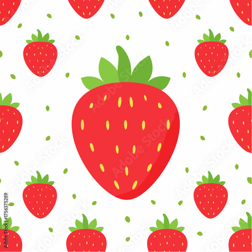 Hintergrund Erdbeeren