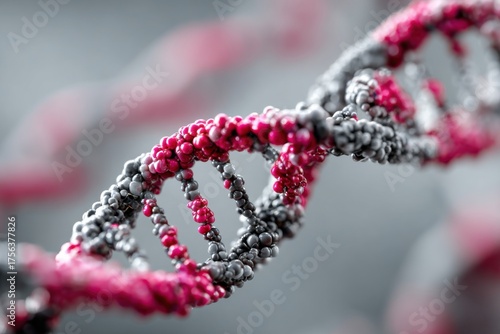 Exploring the intricate structure of DNA with a focus on genetic composition and molecular design in a laboratory setting