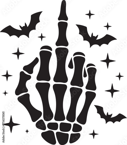 Grim Reaper with Scythe – Dark Death Skeleton in Hooded Robe Illustration