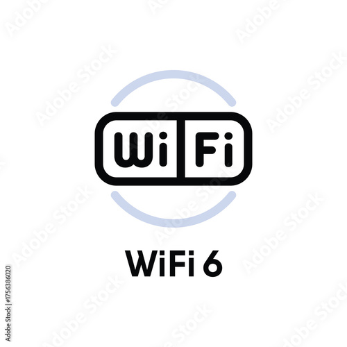 Wi-Fi 6 information sign