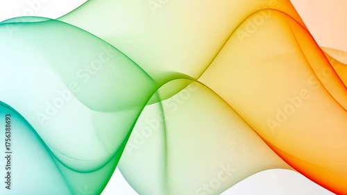 Smooth gradient waves create a mesmerizing abstract animation, perfect for various multimedia projects