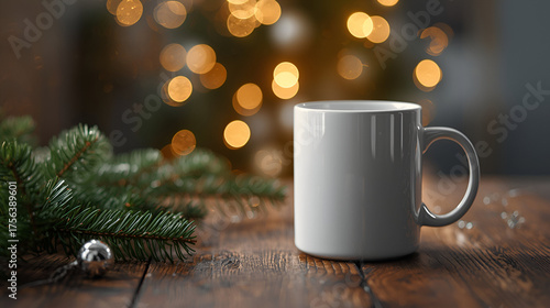 Festive Holiday Bokeh Warm Glow Aesthetic