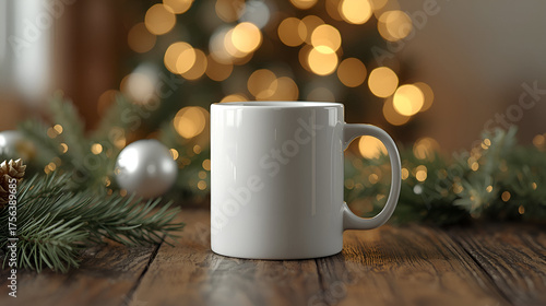 Cozy Christmas Mug Mockup