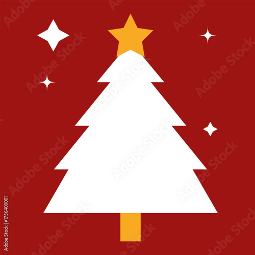 Elegant White Christmas Tree