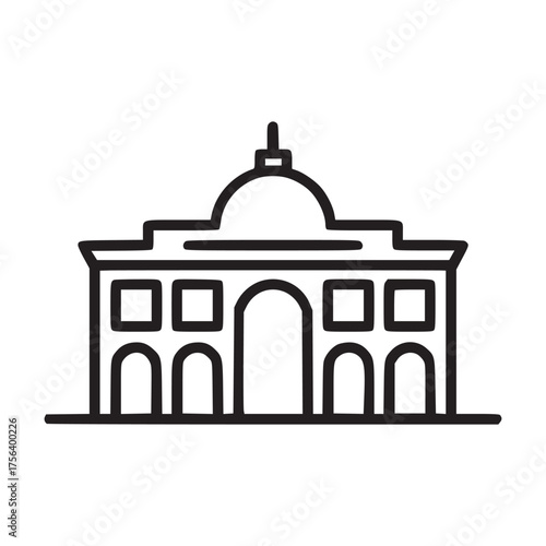 vector illustration of a building