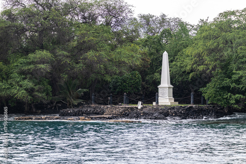 Captain James Cook Monument on Big Island, HI