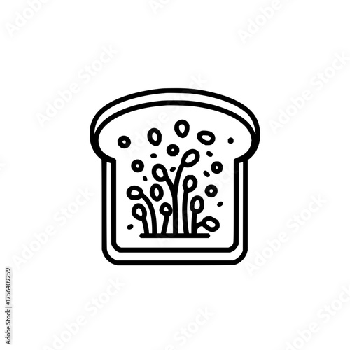 Moldy bread food safety spoilage fungus unhealthy eating stale bread mold growth foodborne illness risk 100