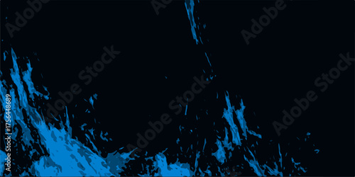Overlay combines elements of black concrete wall texture. Vintage grunge background scratches and cracks. Abstract turquoise Grunge Scratch Background Template. canvas print media such as wall hanging