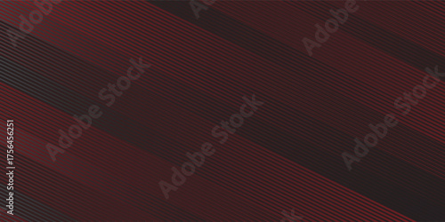 Red and black vector 3d futuristic tech glow and shinning line simple modern abstract banner. Vector