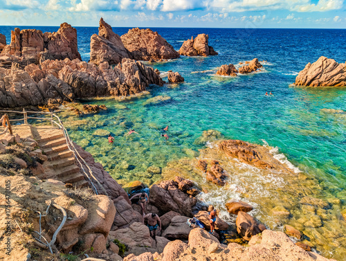 Fototapeta Naklejka Na Ścianę i Meble -  Piscine Naturali della Sorgente (Natural Pools of La Sorgente), Sardinia