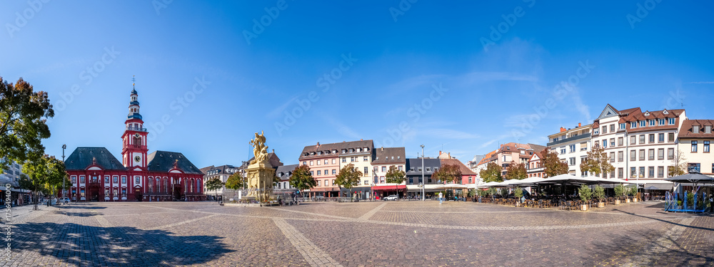 Fototapeta premium Wasserturm, Altstadt, Mannheim, Baden Wuerttemberg, Deutschland
