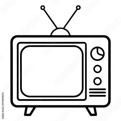 retro tv icon