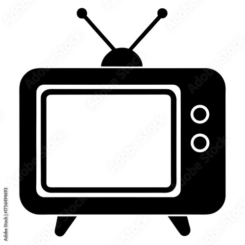 vector retro tv