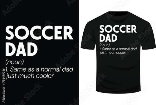 Funny Soccer Dad Definition Svg Design