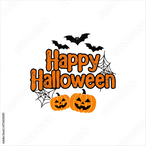 "Halloween Background, Pumpkin, Ghost, and Spooky Night Design for Adobe Stock"