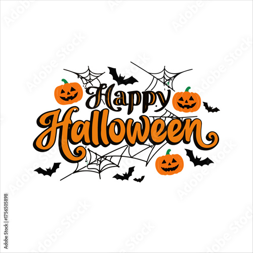 "Halloween Background, Pumpkin, Ghost, and Spooky Night Design for Adobe Stock"