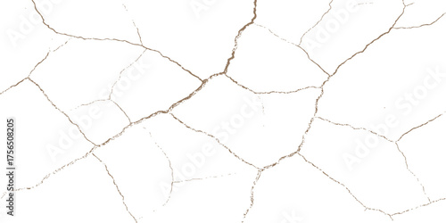A close-up of a hole in a cracked white wall showing a dry, grunge texture with a subtle pattern of fine cracks in the cement surface