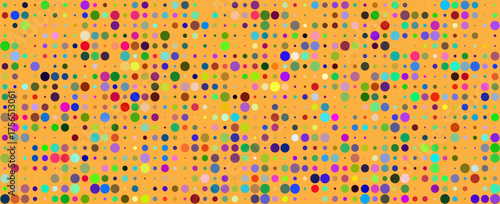 orange, Green vector layout with circle elements. Colorful gradient with circle symbols. Design for advertising, posters, website banners. vector