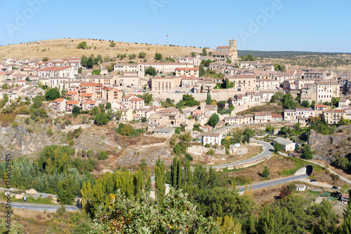 Vista panorámica de sepúlveda provincia de Segovia