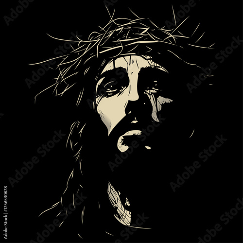Jesus Crown Vector